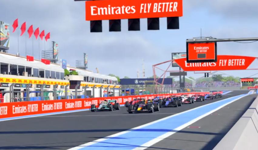 F1 Frankreich Start